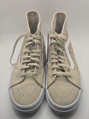 Vans Sentry Sk8-Hi WC Plaid sneakers Sz M6.5 -W8 French Oak Boho Athleisure